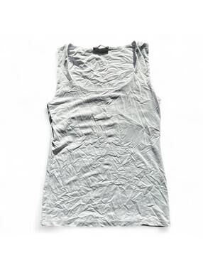 Zara White Basic Tank Top - Size Small